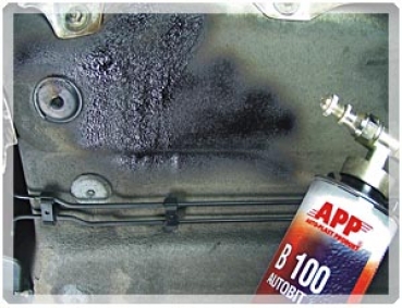 APP B100 Autobit Spray> Unterbodenschutz  0,5L Schwarz