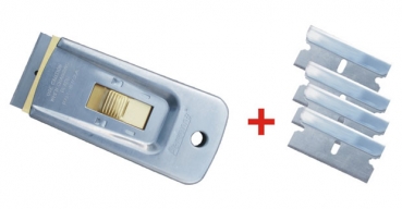 Glasschaber mit Ersatzklingen 100 stück