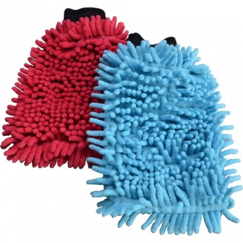 ROTWEISS Mikrofaserhandschuh "Rasta" blau 240 x 125 x 60 mm