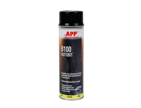 APP B100 Autobit Spray> Unterbodenschutz  0,5L Schwarz