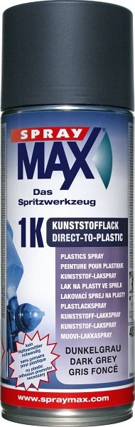 1K DTP-Kunststofflack, Dunkelgrau, 400ml