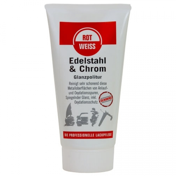 ROTWEISS Edelstahl & Chrom Glanzpolitur 150 ml