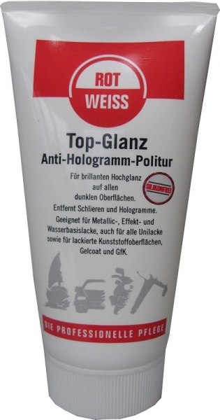 ROTWEISS Top-Glanz  Antihologramm Politur 150 ml